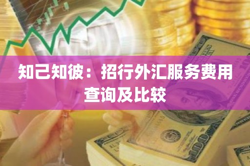 知己知彼：招行外汇服务费用查询及比较